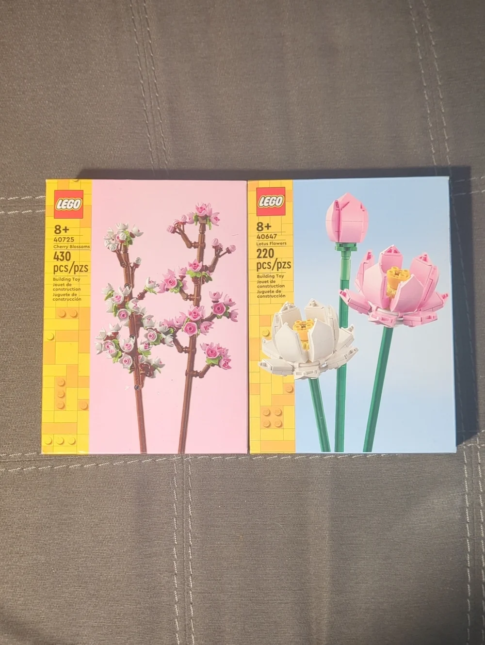LEGO Pink and White Flower Sets